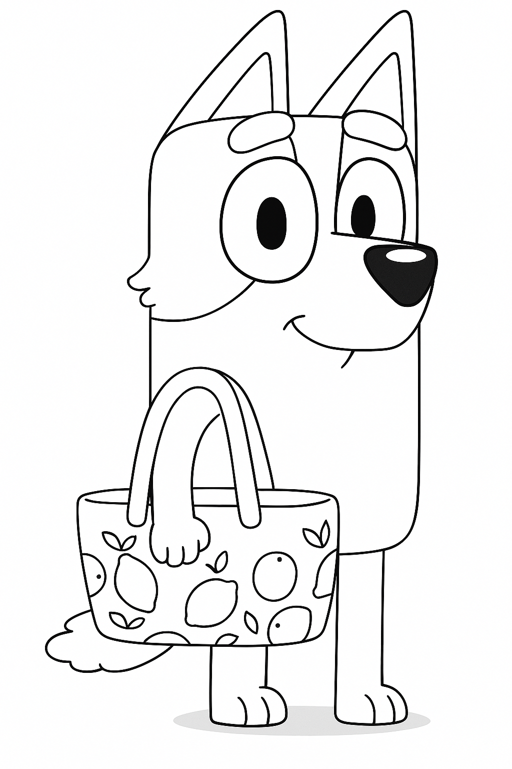 Coloriage Tante Brandy
