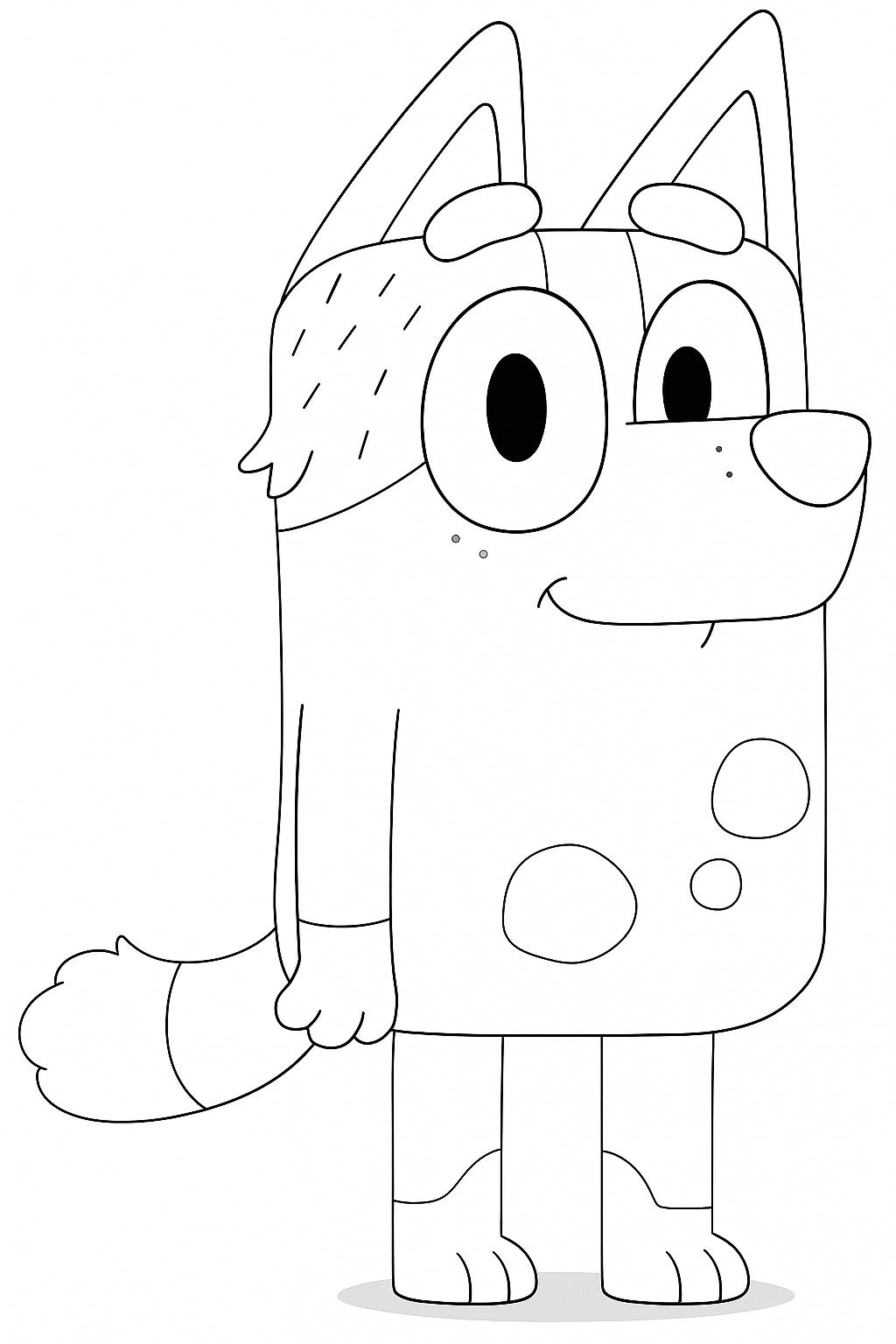 Coloriage Tante Trixie