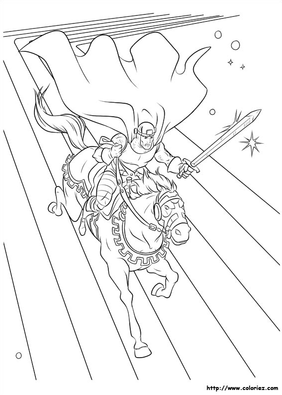 Thor à  cheval