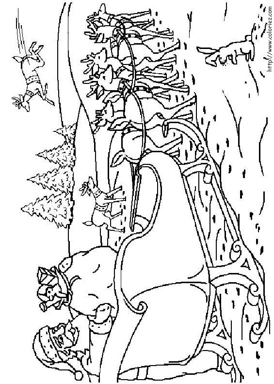 Traineau du père Noël