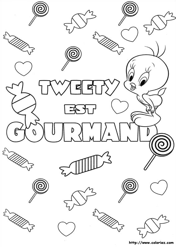 Tweety est gourmand