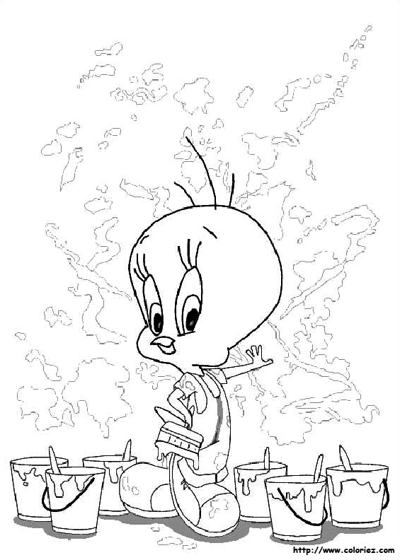 Tweety peintre