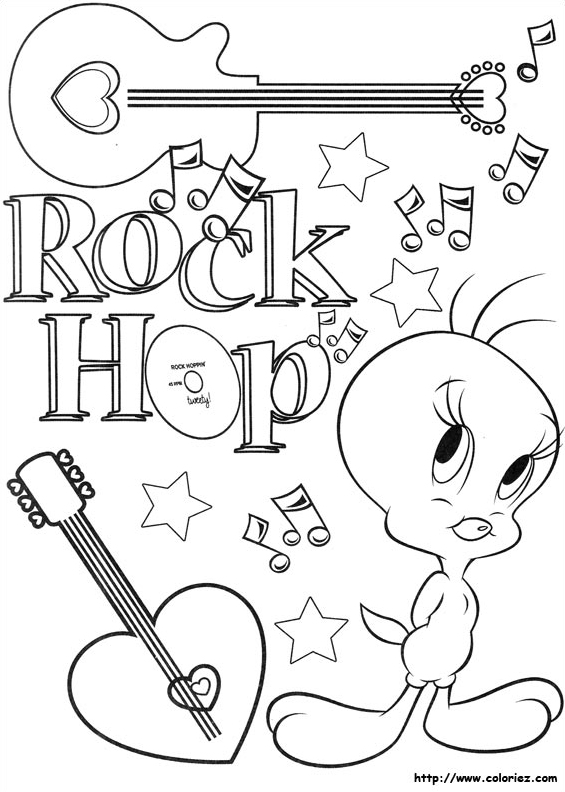 Tweety rock'n roll