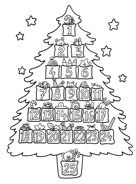 Un calendrier de l'avent