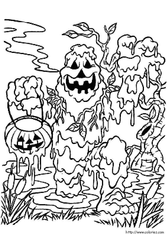 Un monstre d'Halloween