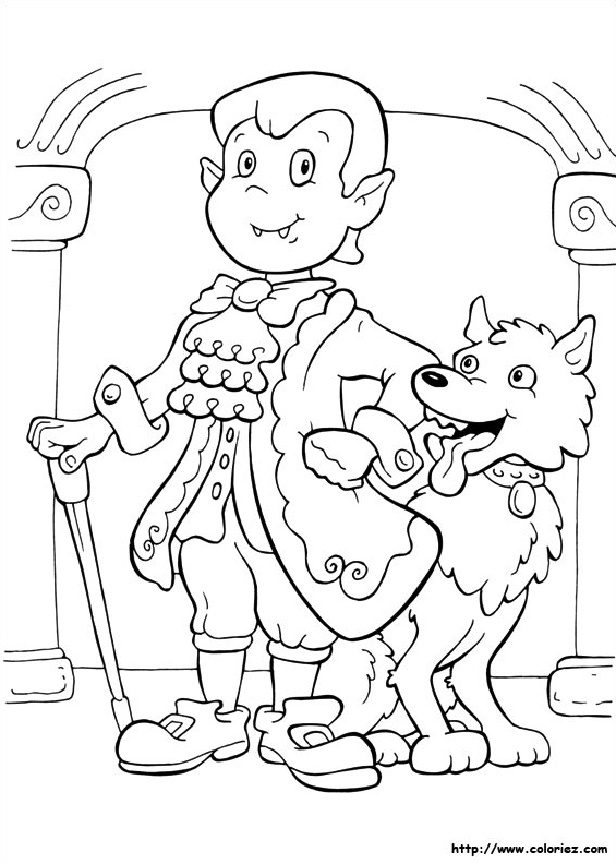 Un vampire et son chien