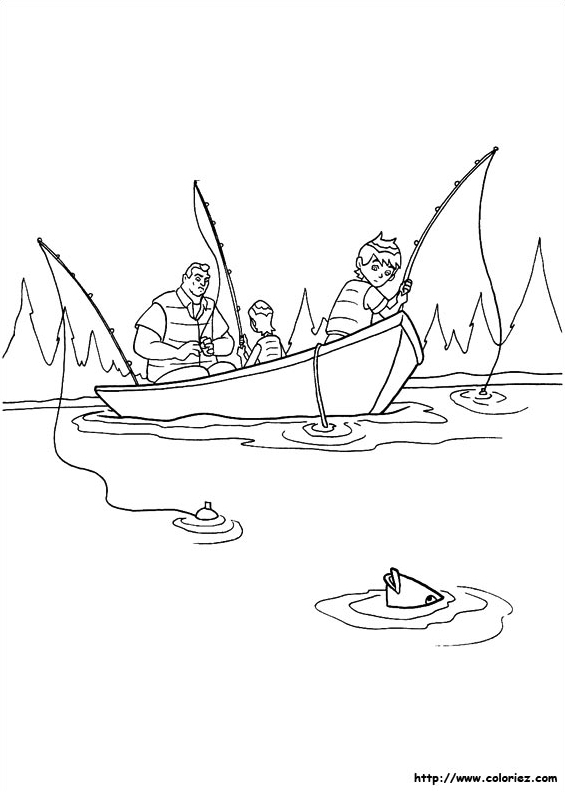 Une partie de peche.