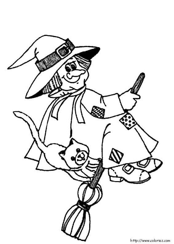 Une sorcière d'Halloween
