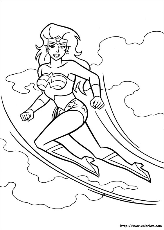 Vole de Wonder Woman
