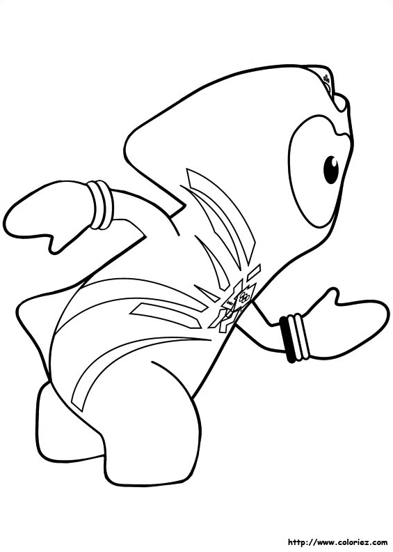 Wenlock dans les starting blocks
