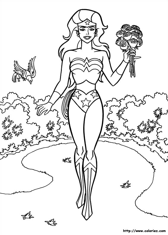 Wonder Woman et la nature