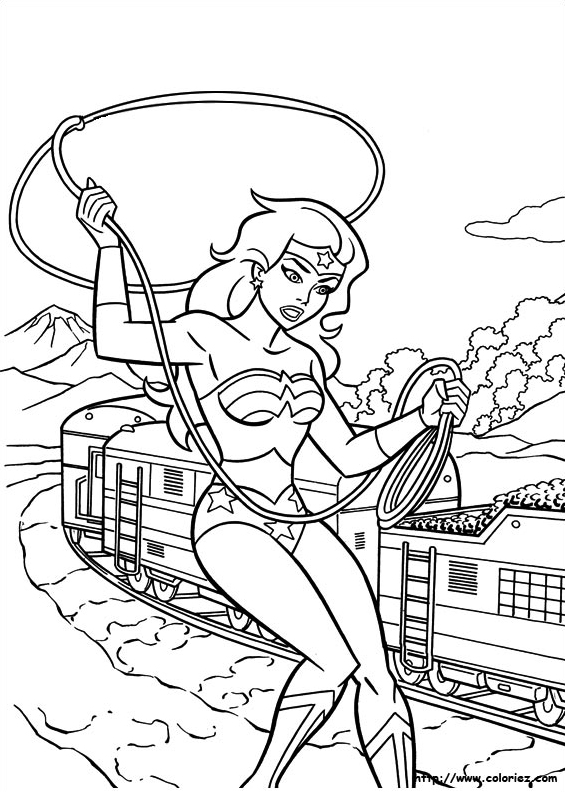 Wonder woman joue du lasso