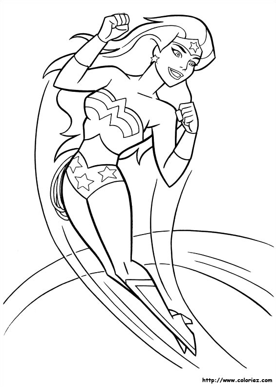 Wonder Woman qui bondit