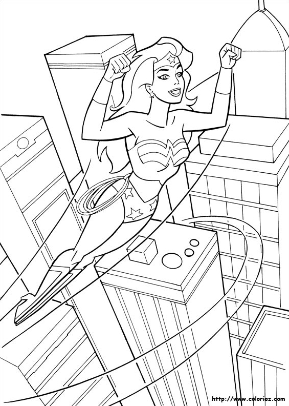 Wonder Woman vole
