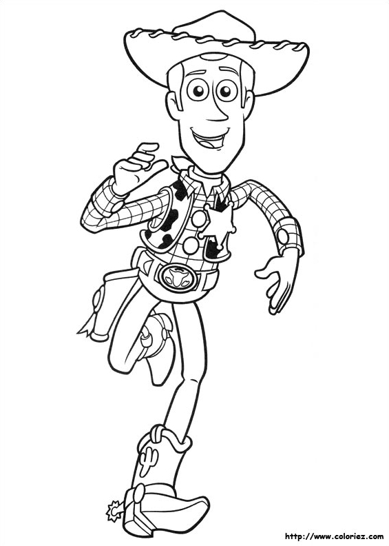 Woody qui court