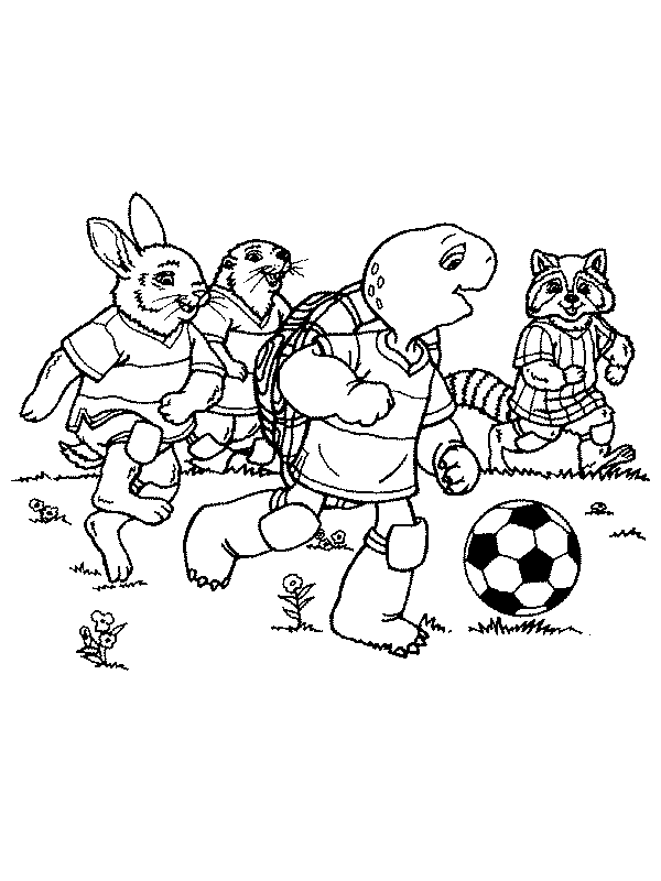 Franklin joue au football avec ses amis