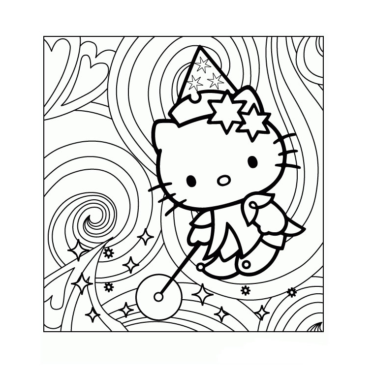 Hello Kitty déguisée en fée