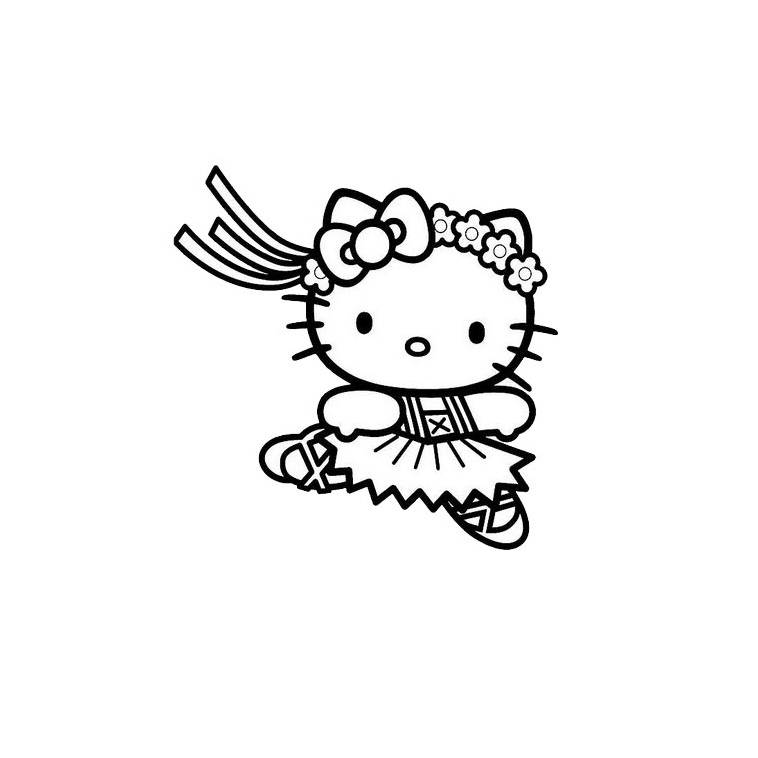 Hello Kitty en danseuse