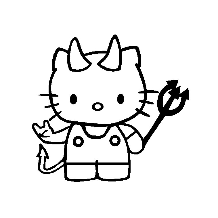 Hello Kitty en démon