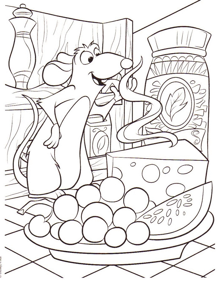 Coloriage Ratatouille